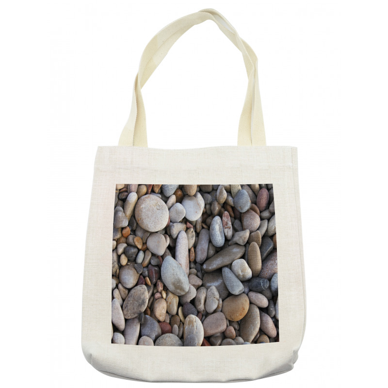 Pebbles by the Sea Beach Tote Bag