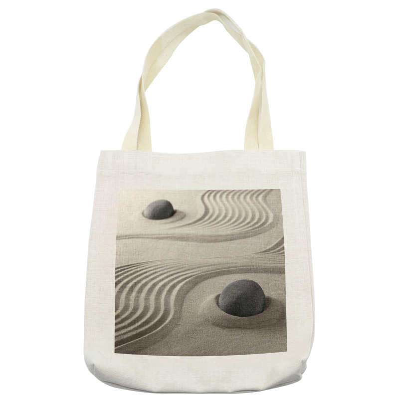 Coastal Theme on Sand Grains Tote Bag