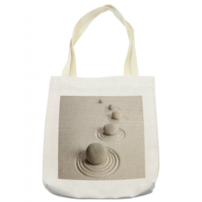 Stone Path on Sand Wave Hits Tote Bag