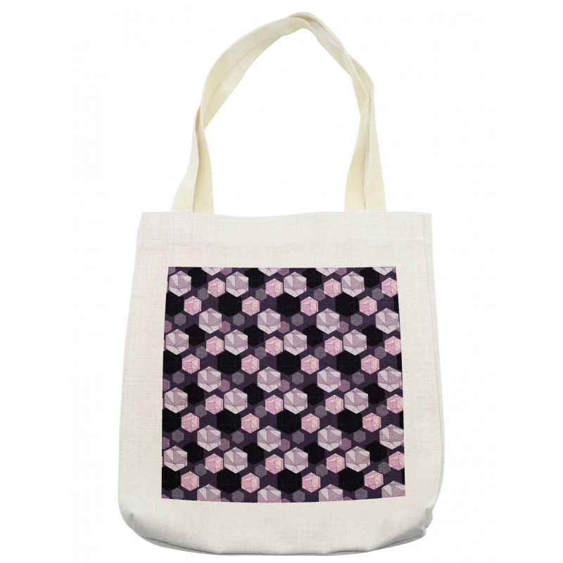 Geometrical Cuts Artwork Tote Bag