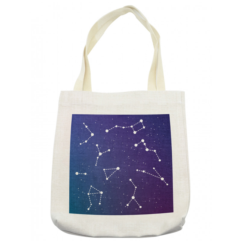 Cassiopeia Constellations Tote Bag