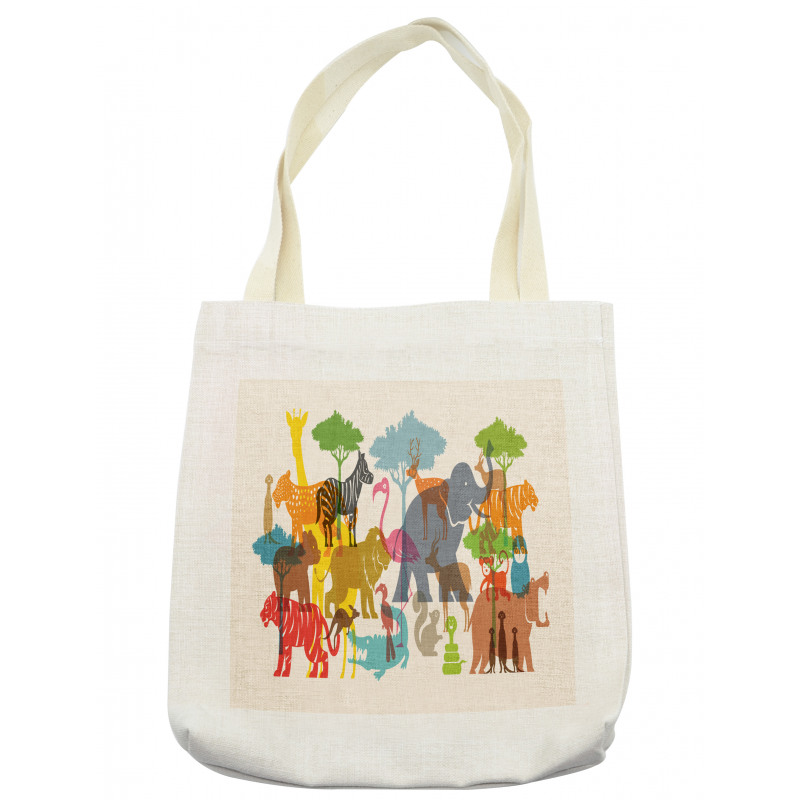 Colorful Shapes Art Tote Bag