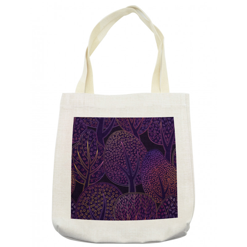 Forest Colorful Pattern Tote Bag