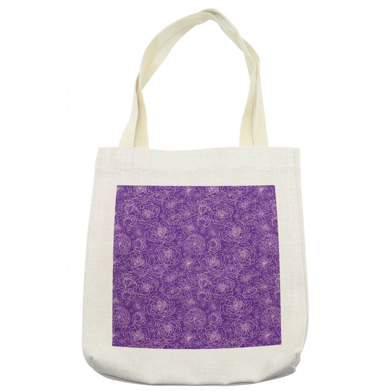 Floral Garden Art Retro Tote Bag