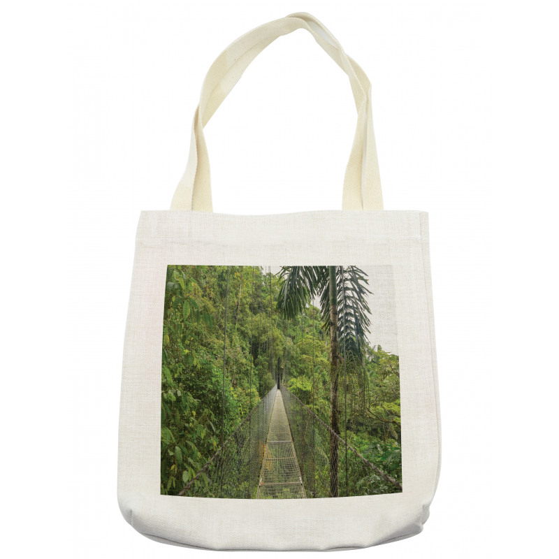 Bridge in Forest Tote Bag