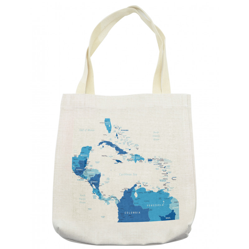 Detailed Mapping Tote Bag