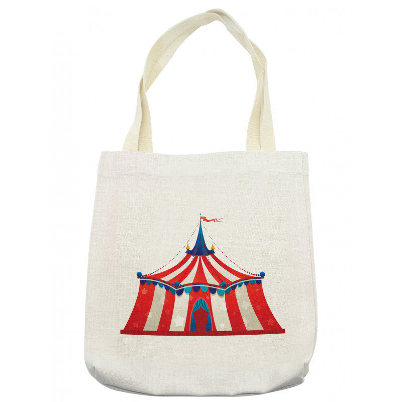 Stars Striped Circus Tote Bag