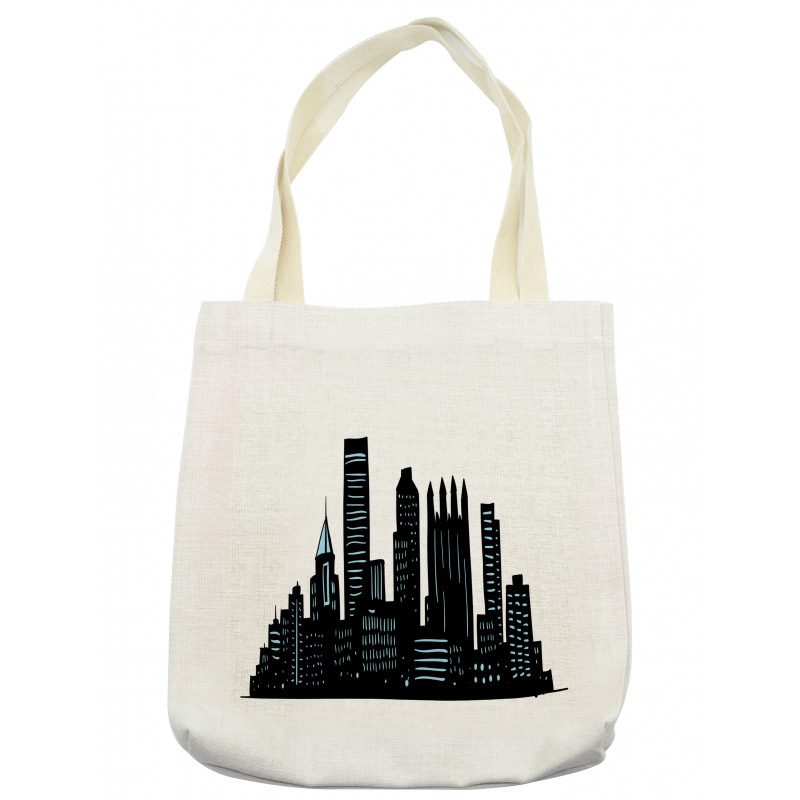 Cartoon Silhouette Tote Bag