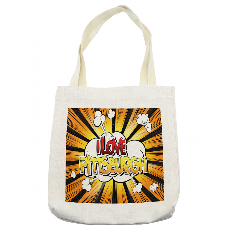 Comic Calligraphy Tote Bag