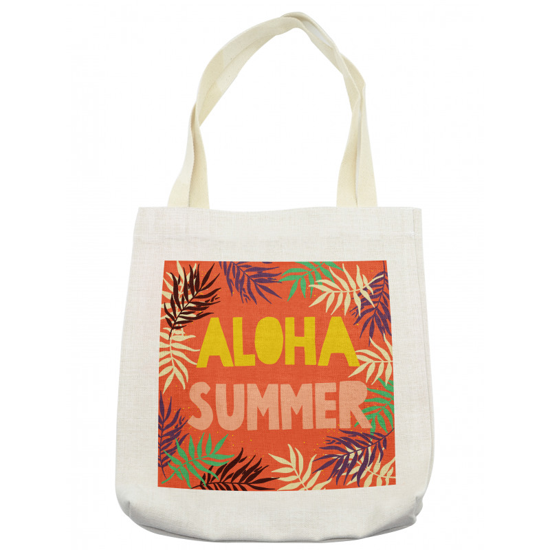 Aloha Summer Exotic Style Tote Bag