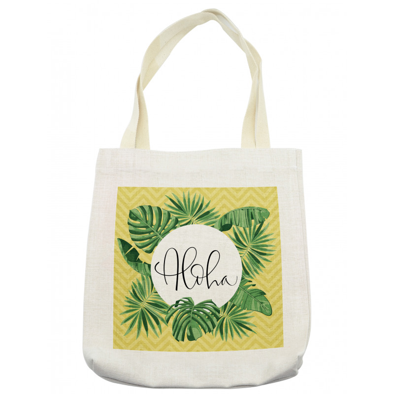 Pencil Drawing Leaves Zigzags Tote Bag