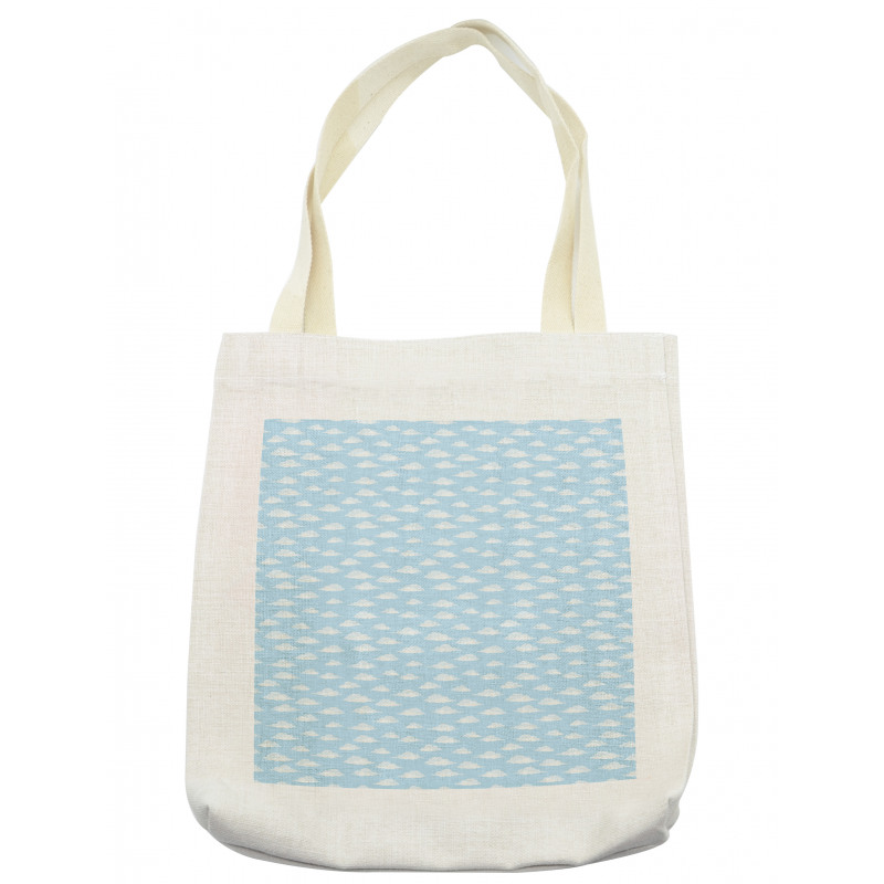 Clear Sky Fluffy Clouds Tote Bag