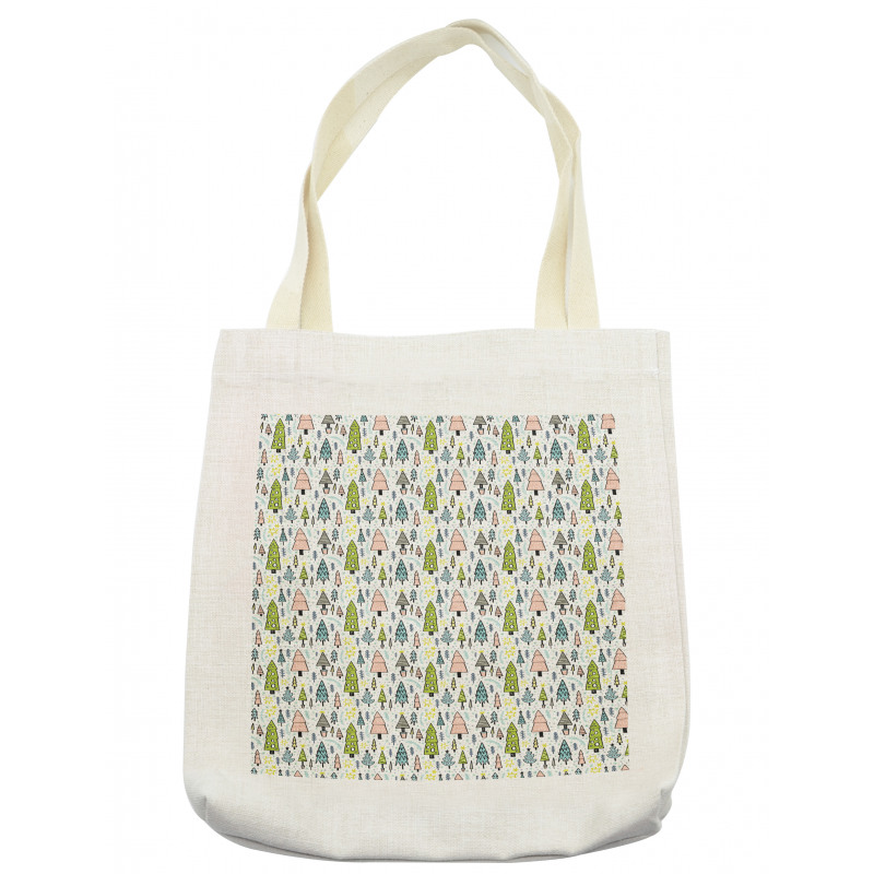 Doodle Drawn Pattern Tote Bag