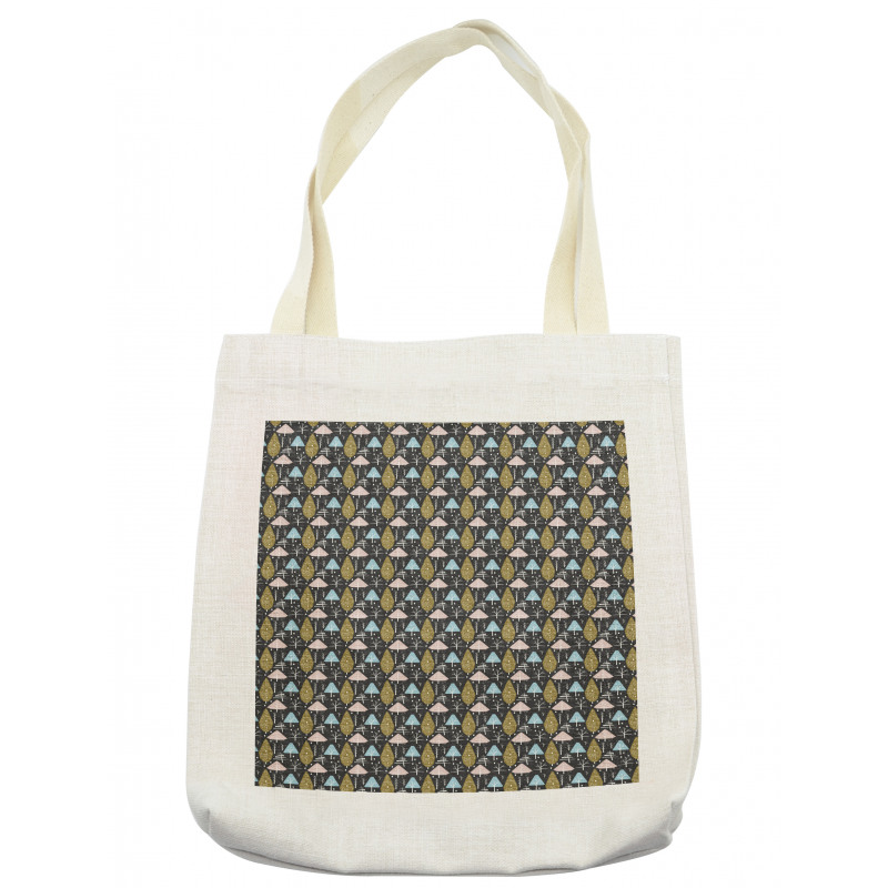 Repetitive Trees Pattern Tote Bag