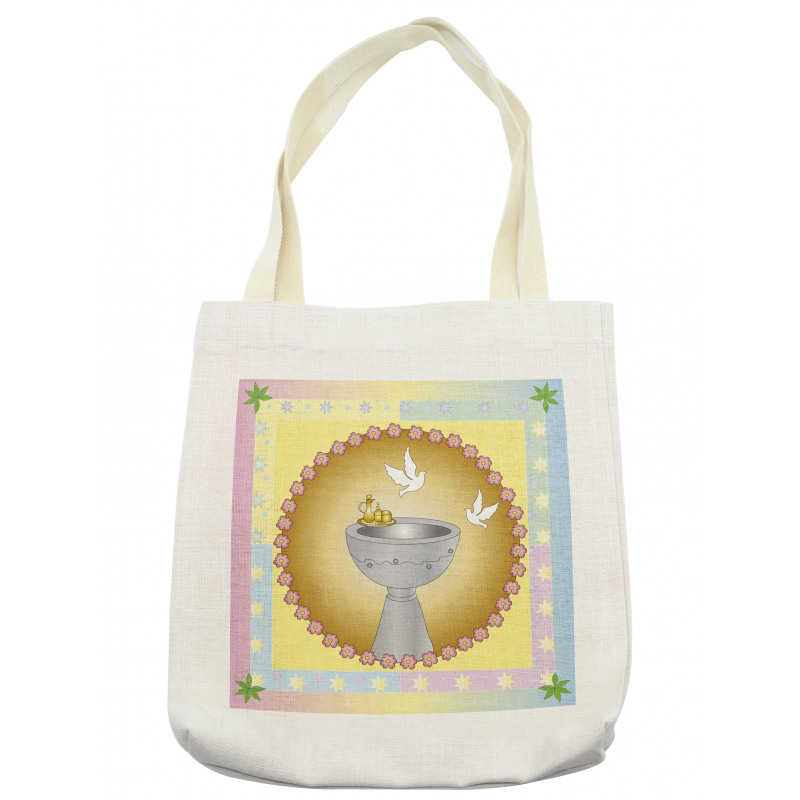 Leaves Stars Pigeons Tote Bag