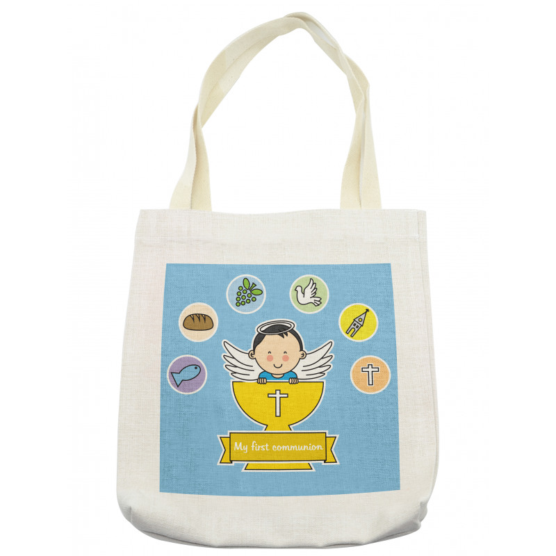 Grapes Cup Bread Tote Bag