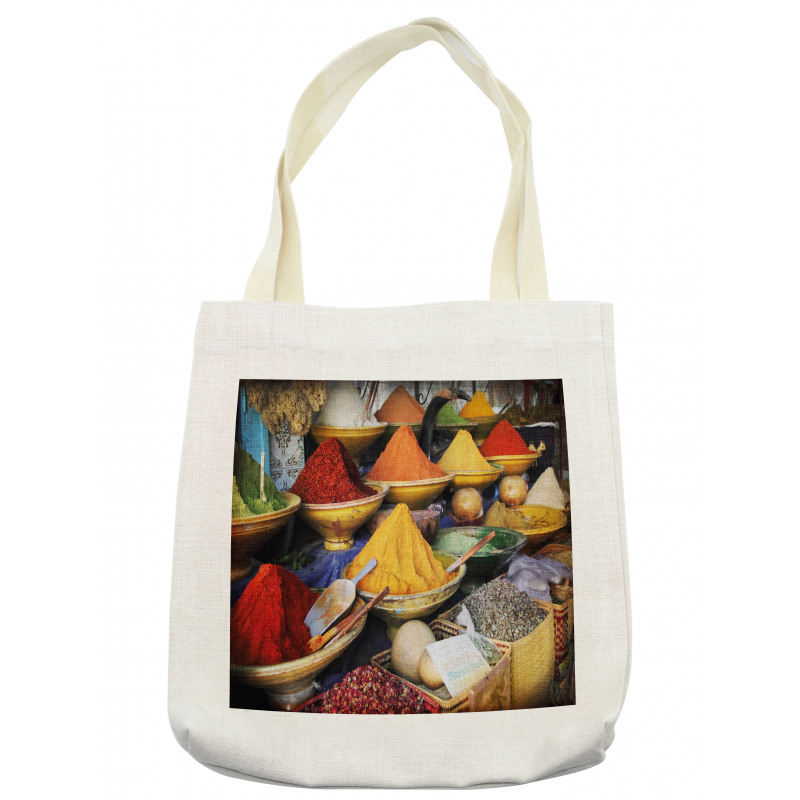 Colorful Kitchen Ingredients Tote Bag