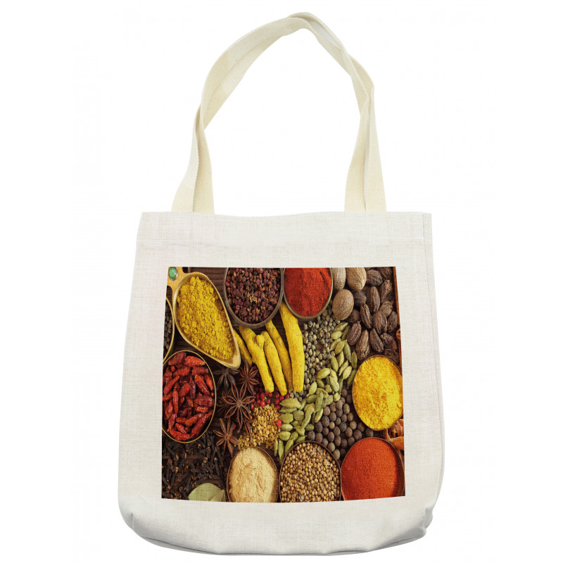 Traditional Herbs in Bowls Tote Bag