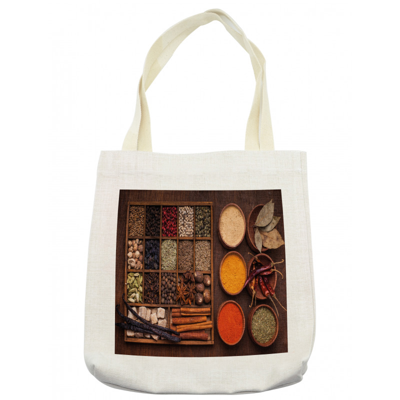 Peppers Cardamom Chili Cloves Tote Bag