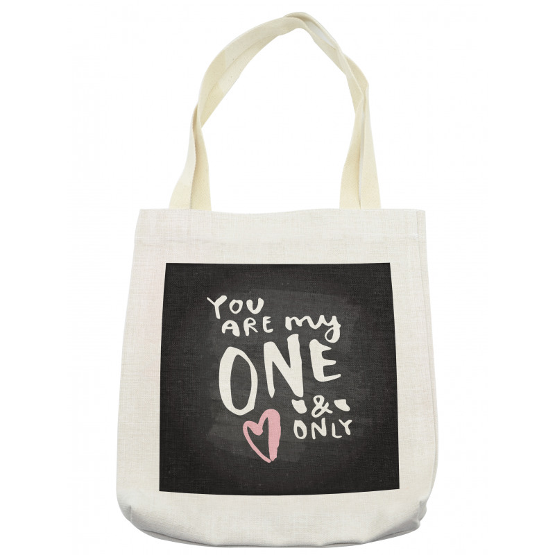 Bold Typography Tote Bag