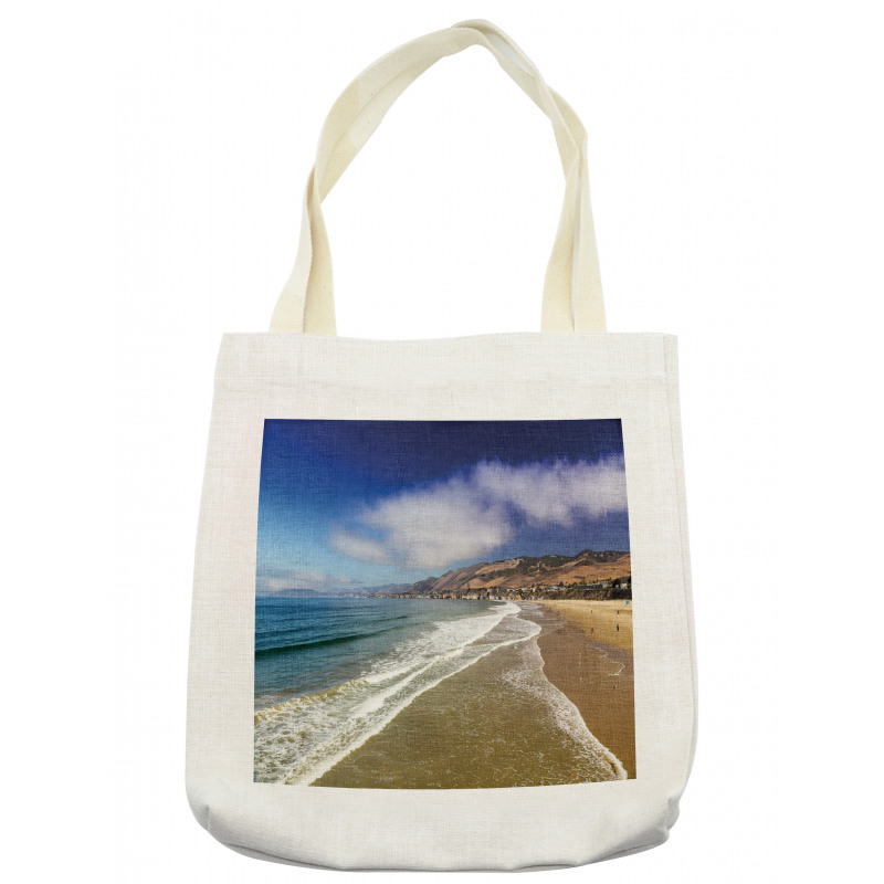 Pacific Coastline Beach Tote Bag