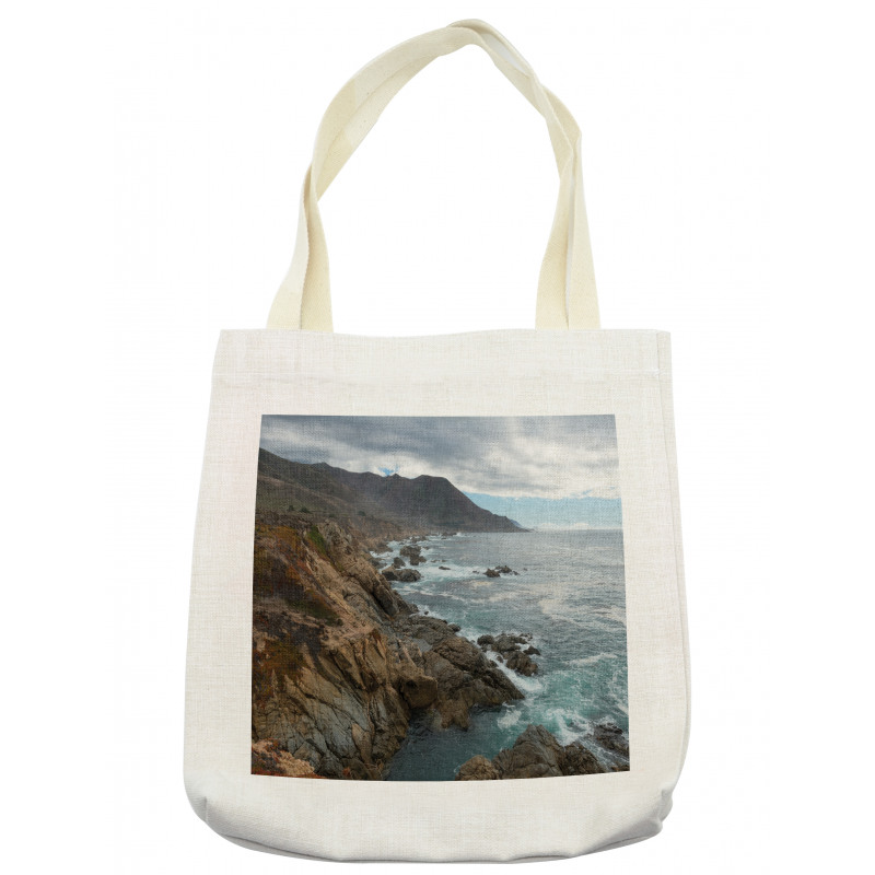 Central Coast Overcast Sky Tote Bag