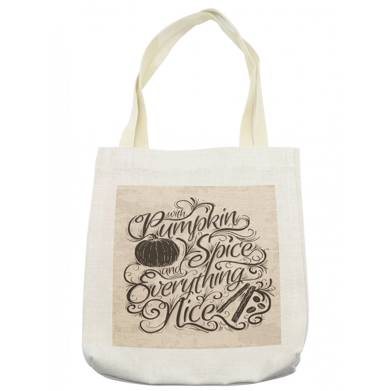 Thanksgiving Wording Tote Bag