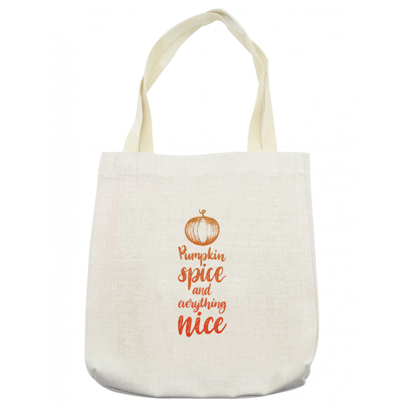 Romantic Fall Writing Tote Bag