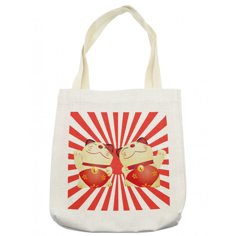 Playful Lucky Cats Tote Bag