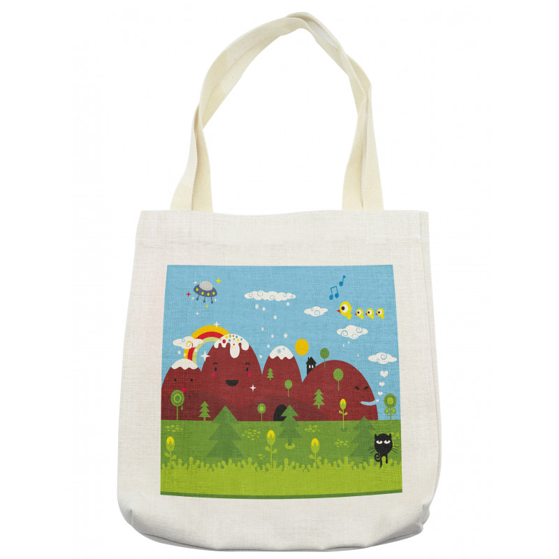 Doodle Land Countryside Tote Bag