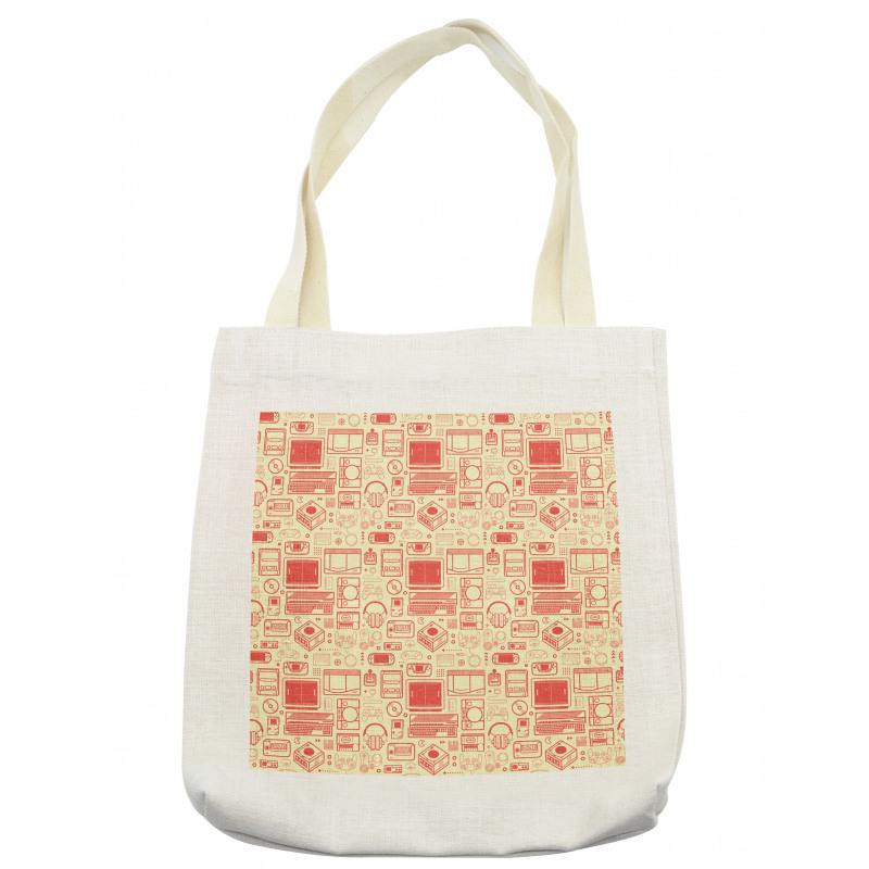 Retro Gaming Objects Tote Bag