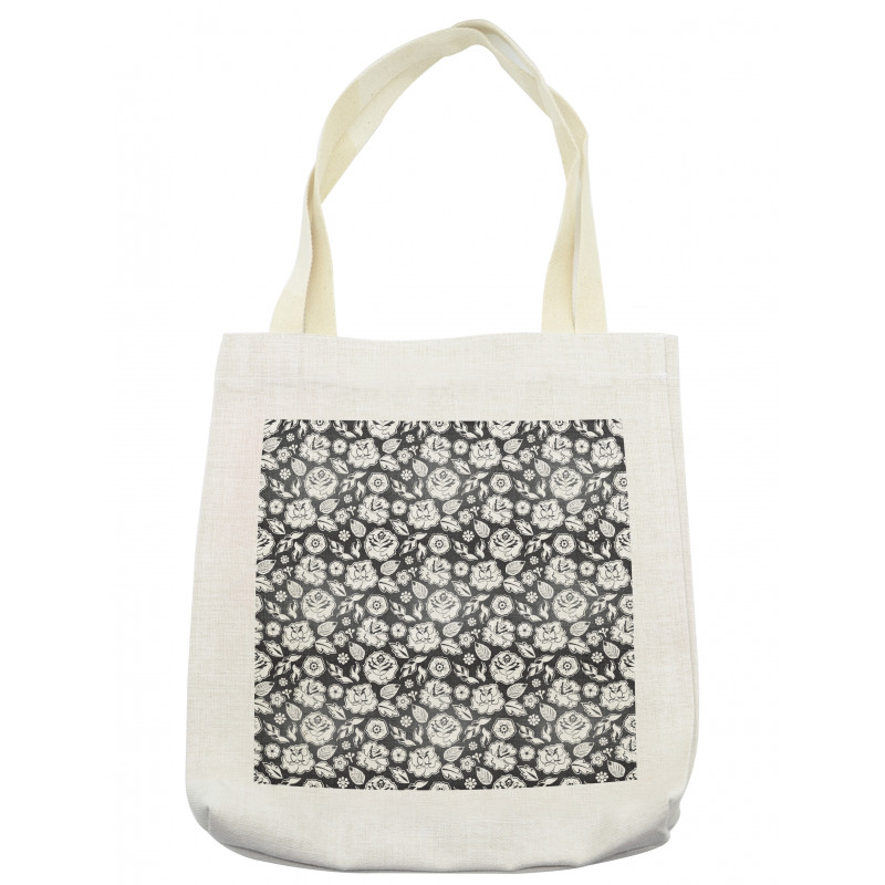 Nostalgic Monochrome Tote Bag