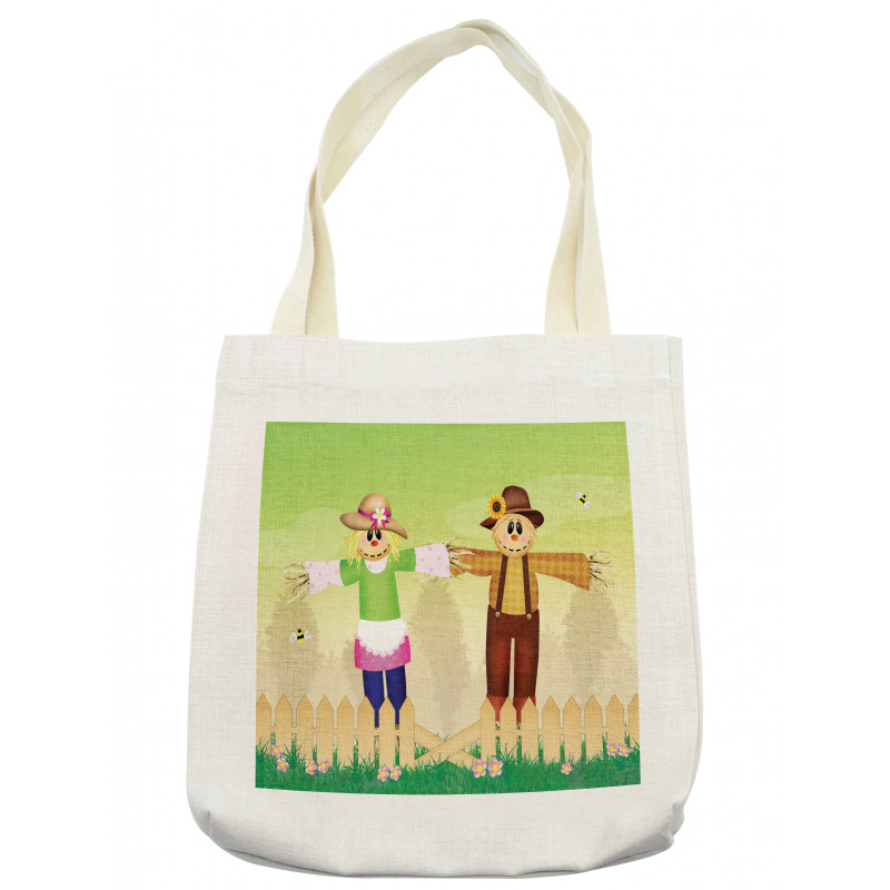 Cartoon in Garden Tote Bag