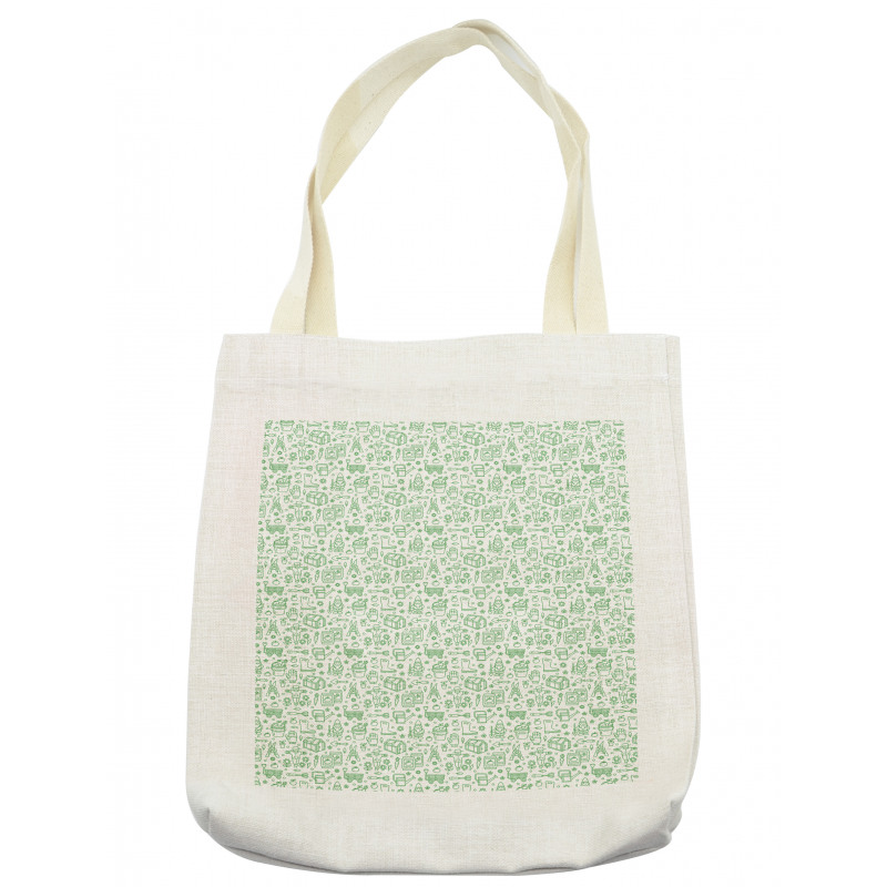 Outline Gardening Tote Bag