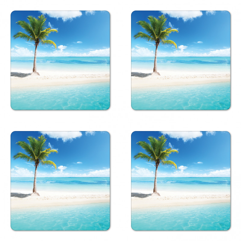 Idyllic Scenery Sunbeam Coaster Set Of Four