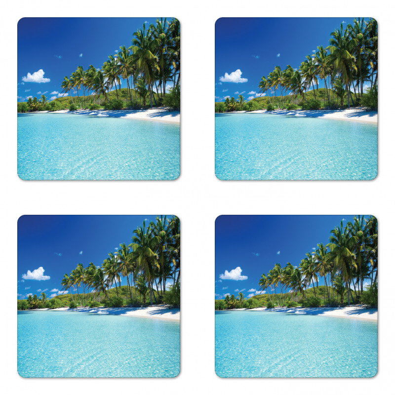 Relax Beach Resort Spa Coaster Set Of Four