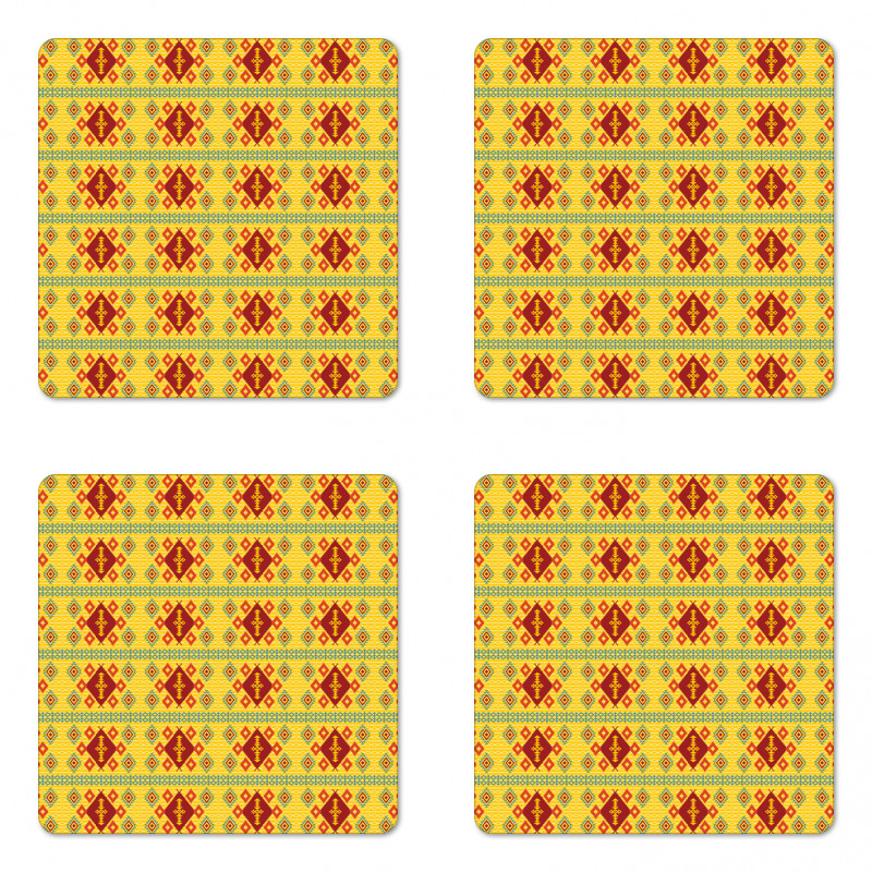 Rhombuses Coaster Set Of Four