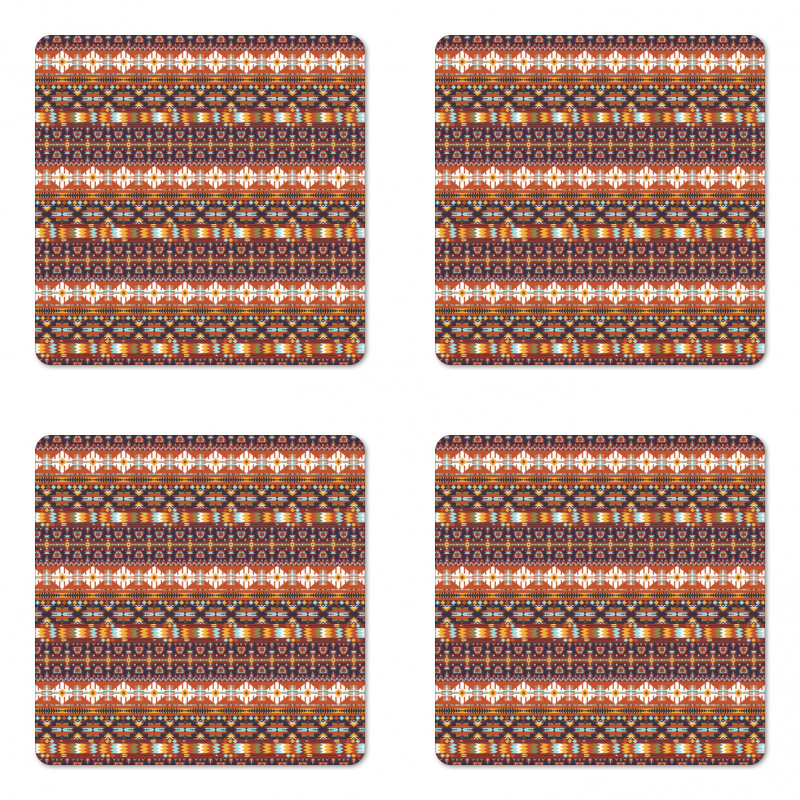 Aztec Style Arrow Coaster Set Of Four