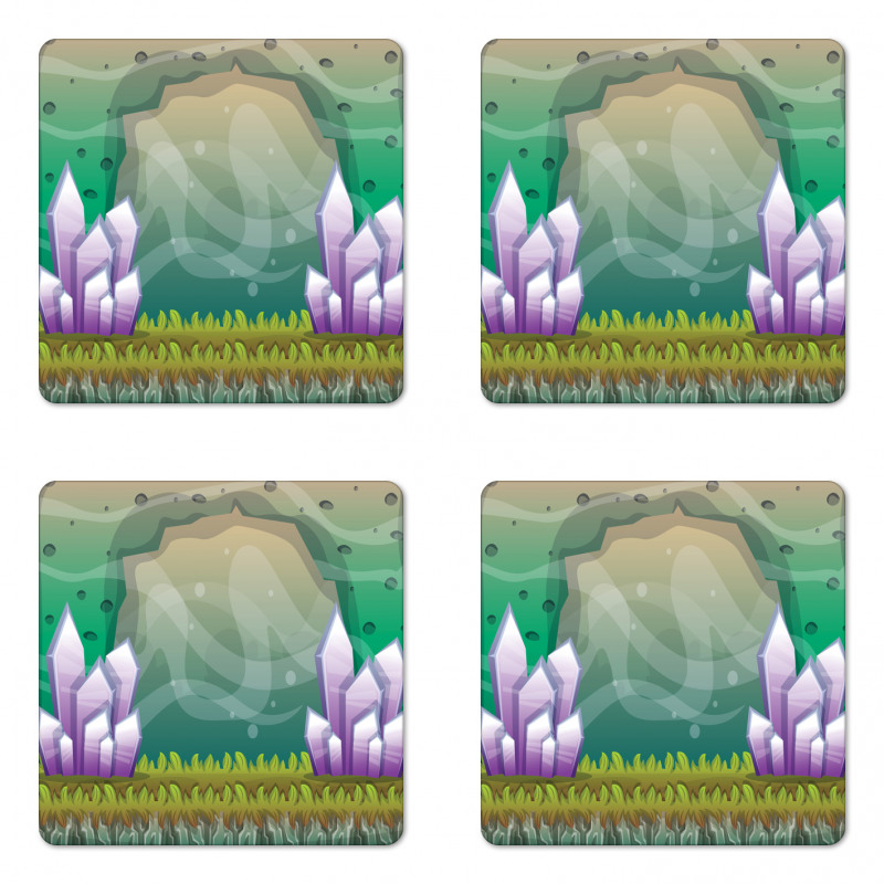 Underwater Game Platform Coaster Set Of Four