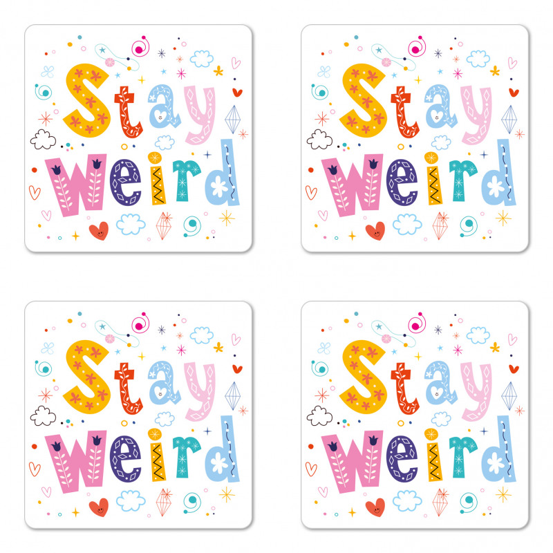 Ornamental Calligraphy Coaster Set Of Four