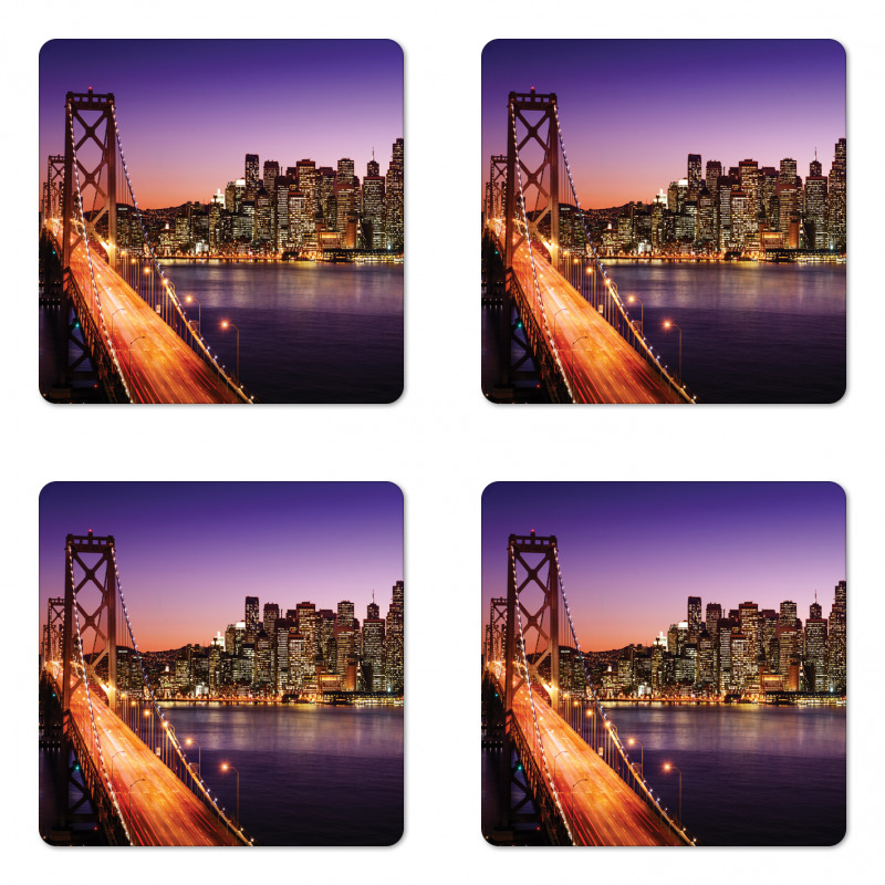 American Bridge Coaster Set Of Four