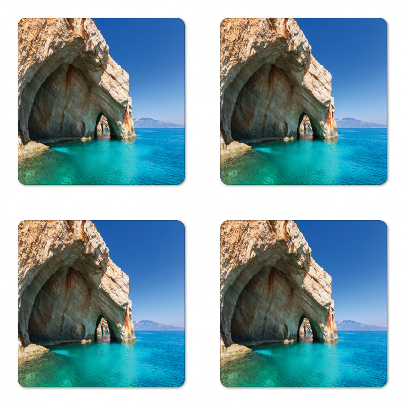 Sea Cave on Zakynthos Coaster Set Of Four