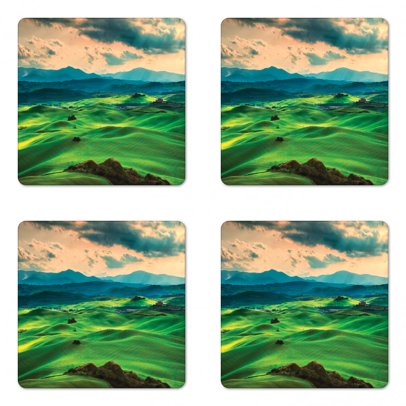 Tuscany Rolling Hills Coaster Set Of Four