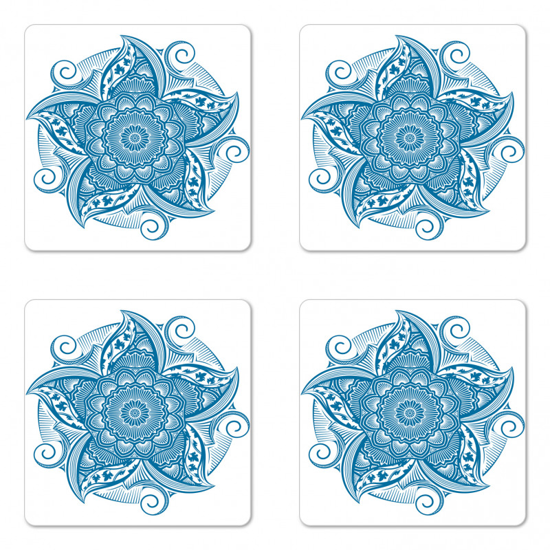 Wild Pointy Petals Coaster Set Of Four