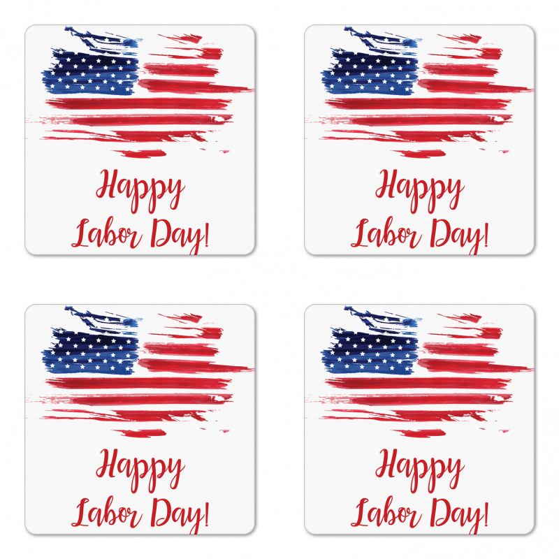 Sketchy Country Flag Coaster Set Of Four