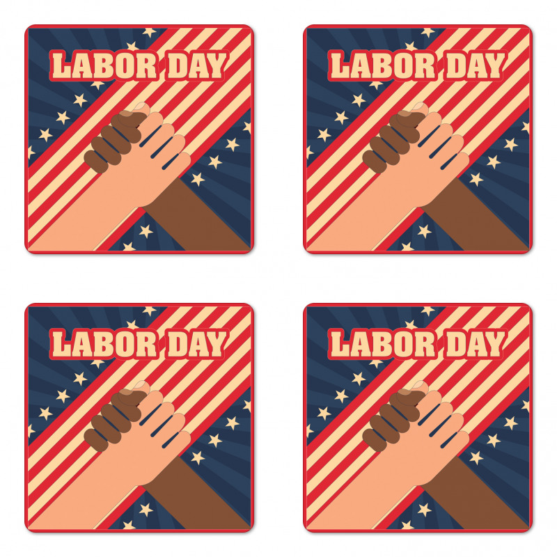 Hands Holding Coaster Set Of Four