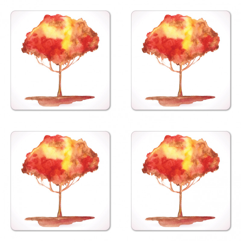 Gradient Mystic Vignette Coaster Set Of Four