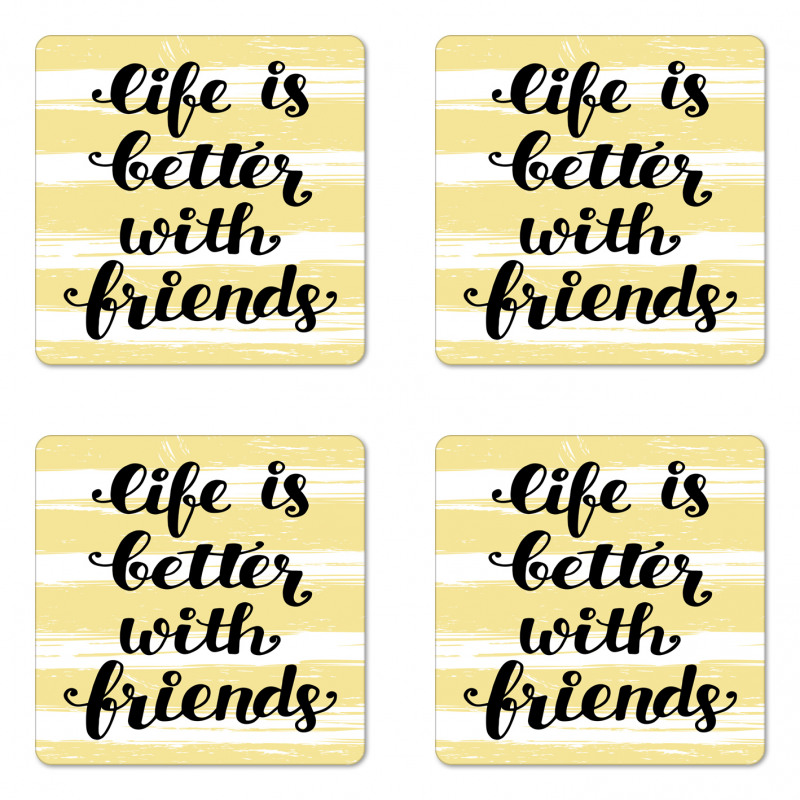 Buddies Anniversary Coaster Set Of Four