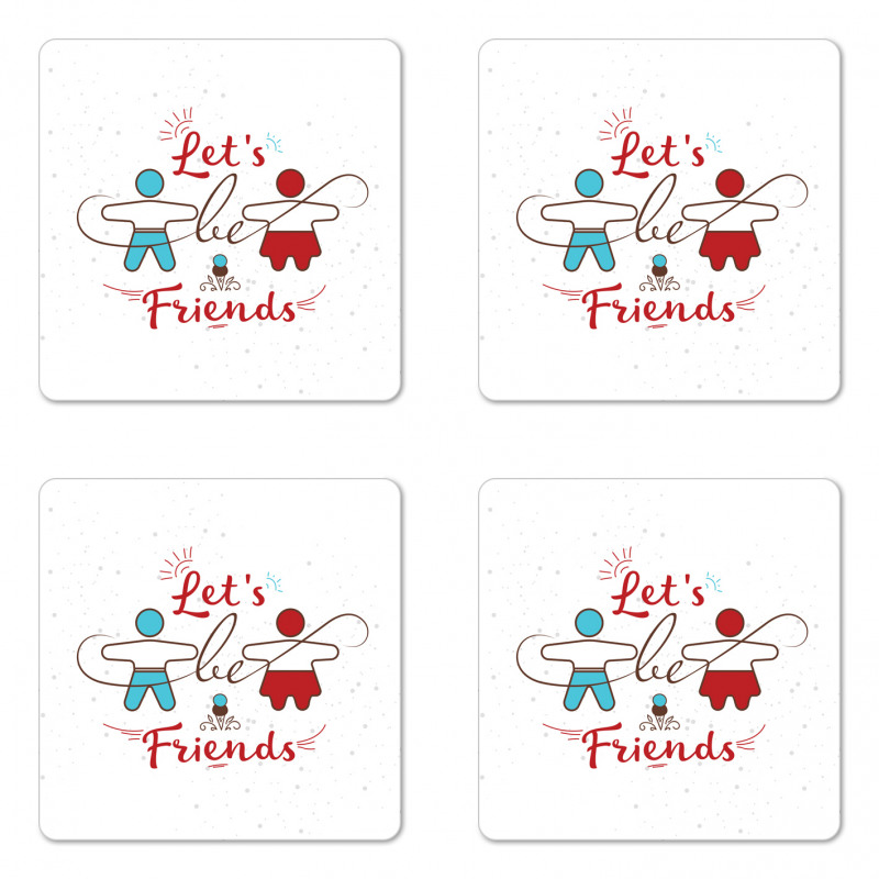 Sweetest Offer Buddies Coaster Set Of Four