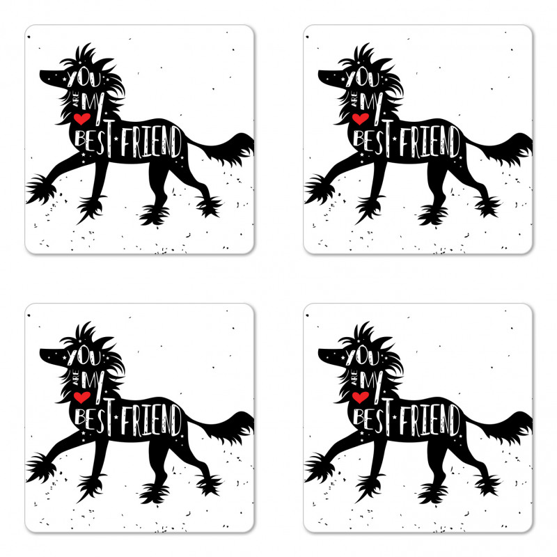 Pet Family Friendships Coaster Set Of Four